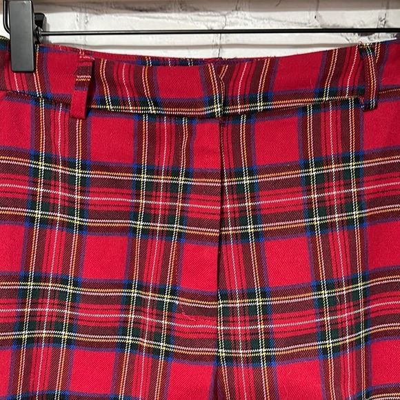 Plaid Mickey Mouse Vintage Vibe Trouser XS - Picture 6 of 16